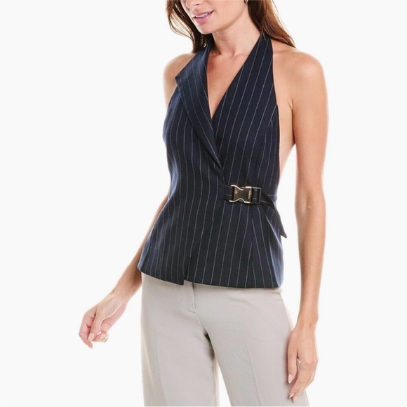 Nicholas Dakotah Wool-Blend Vest NEW - Picture 1 of 5